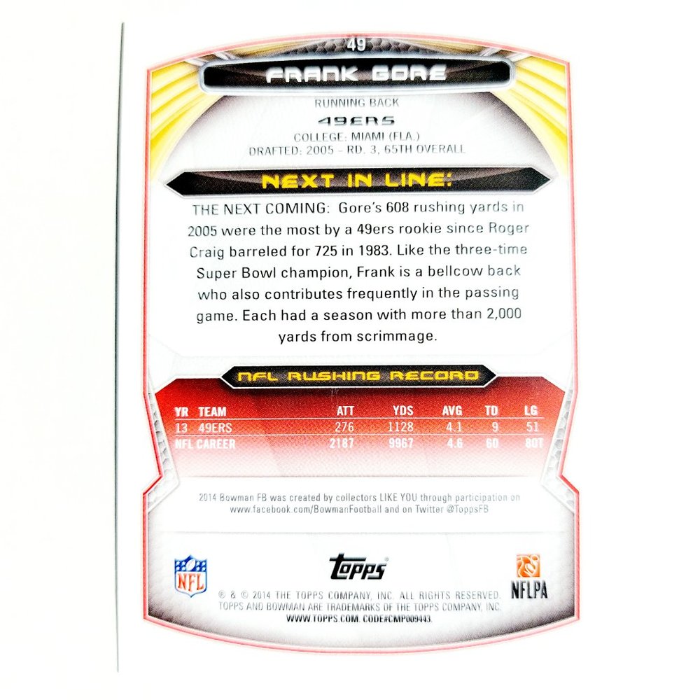 San Francisco 49ers 6 Card Lot - FTBL [28_21] - Picture 11 of 13